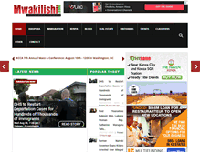 Tablet Screenshot of mwakilishi.com